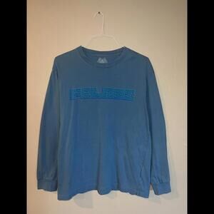 Palace Blue Greek Lettering Longsleeve L